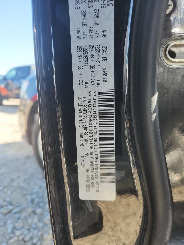 2017 Dodge Journey Se VIN: 3C4PDDAG1HT548478 Lot: 85118285