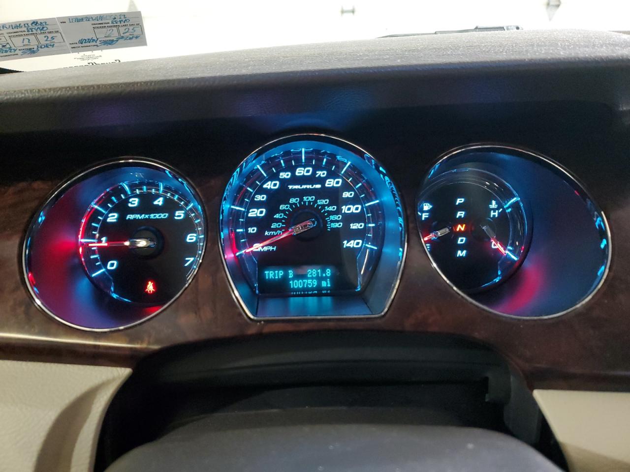 2010 Ford Taurus Limited VIN: 1FAHP2FW1AG130082 Lot: 89702275