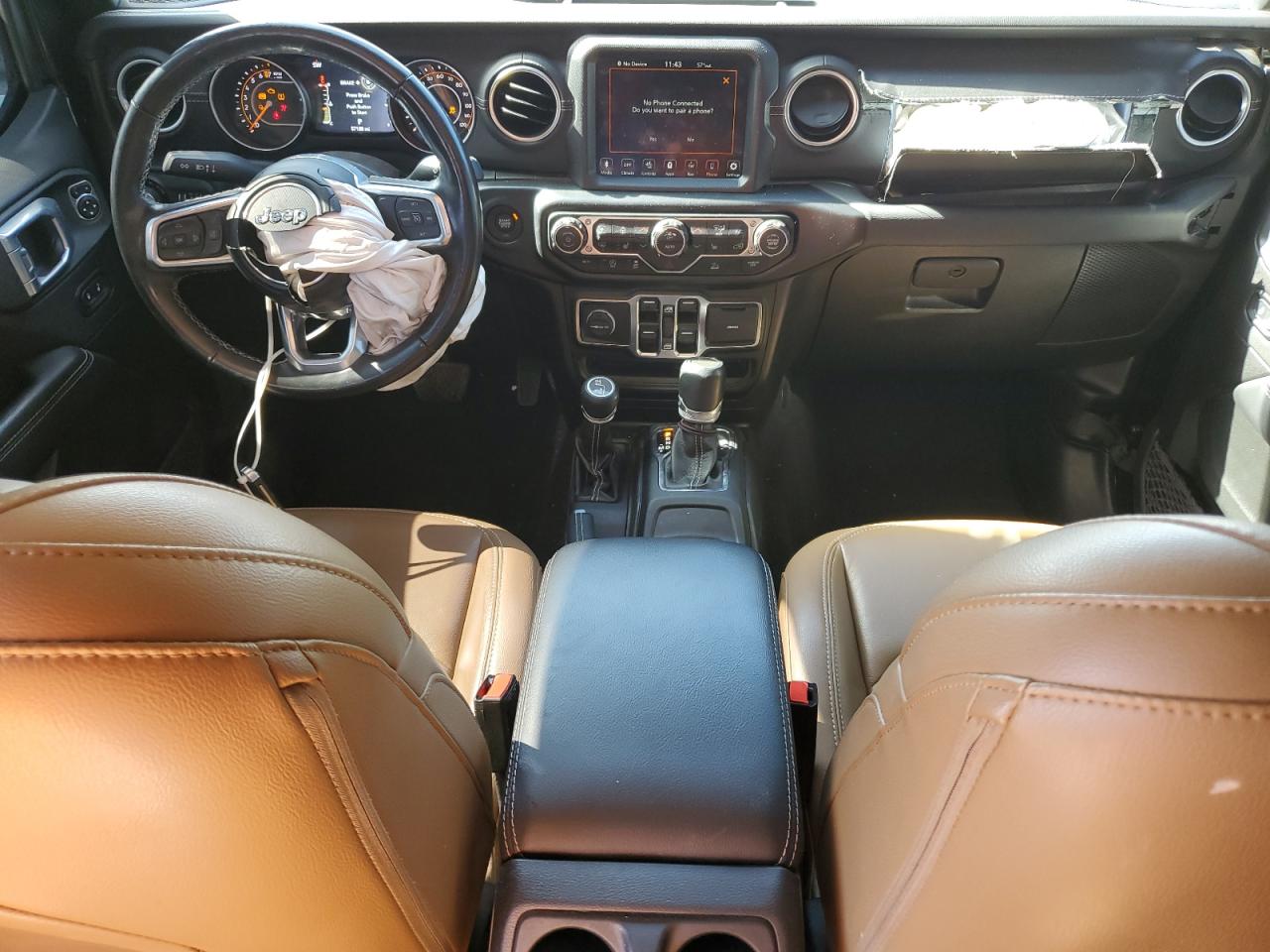 2022 Jeep Gladiator Overland VIN: 1C6HJTFGXNL121945 Lot: 90937665