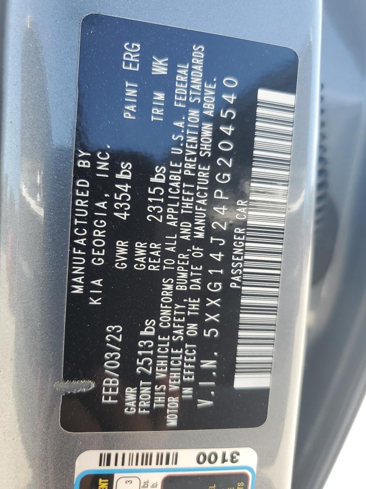 2023 Kia K5 Lxs VIN: 5XXG14J24PG204540 Lot: 82598245