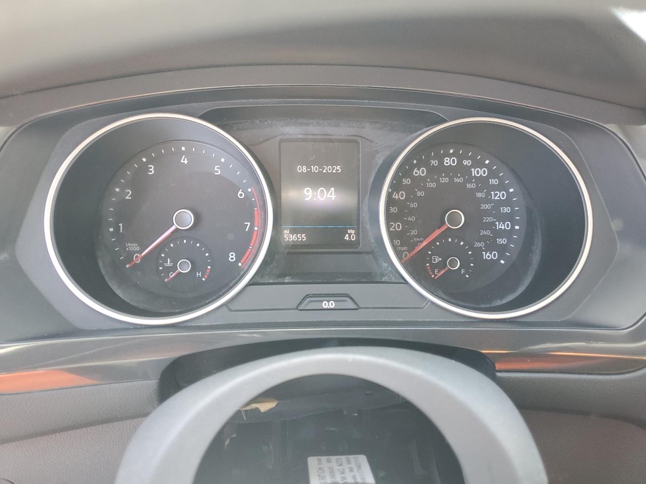 2018 Volkswagen Tiguan S VIN: 3VV1B7AX1JM091928 Lot: 85563025