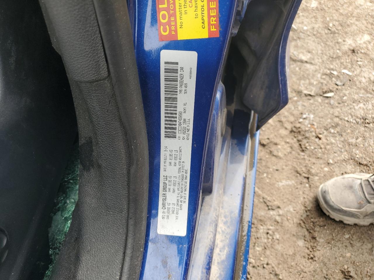 2015 Chrysler 200 Limited VIN: 1C3CCCAB4FN550503 Lot: 82641545