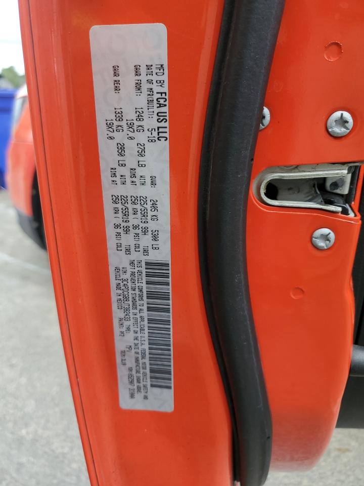 2018 Dodge Journey Crossroad VIN: 3C4PDCGB9JT382433 Lot: 85730875