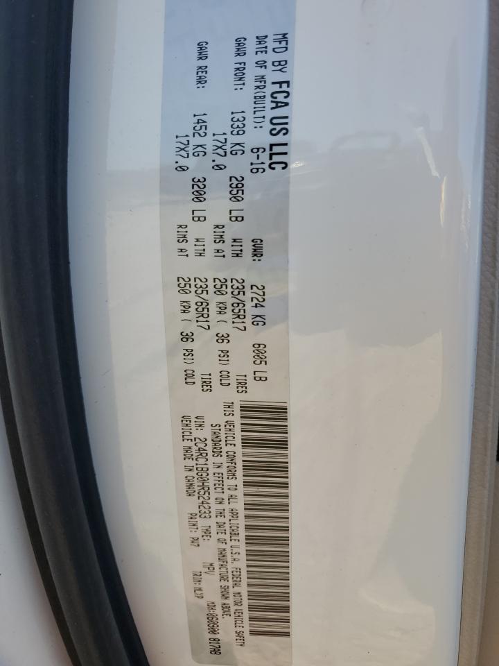 2017 Chrysler Pacifica Touring L VIN: 2C4RC1BG0HR524233 Lot: 82196665