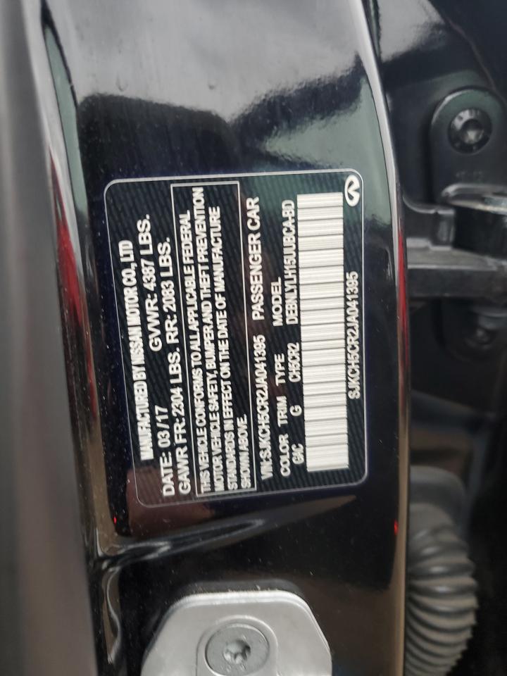 2018 Infiniti Qx30 Base VIN: SJKCH5CR2JA041395 Lot: 89516075