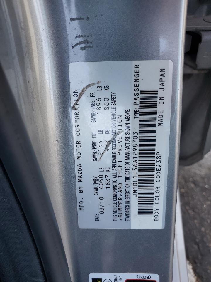 2010 Mazda 3 S VIN: JM1BL1H56A1298703 Lot: 86098185