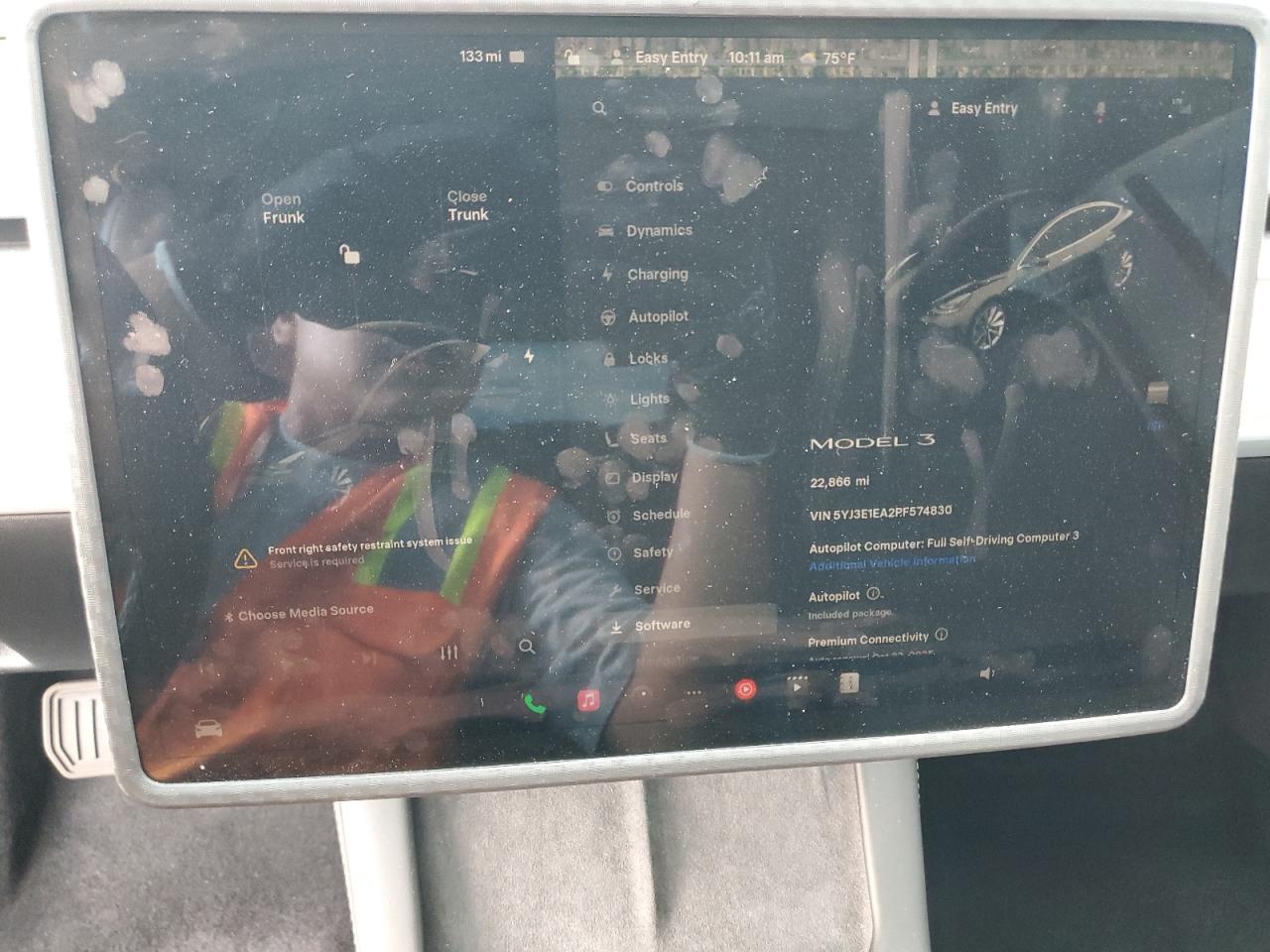 2023 Tesla Model 3 VIN: 5YJ3E1EA2PF574830 Lot: 85885185