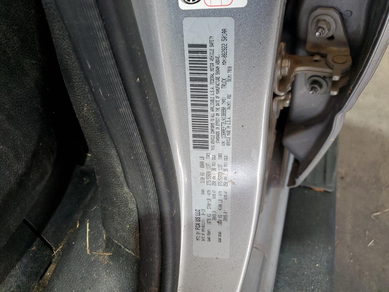 2020 Ram 1500 Big Horn/Lone Star VIN: 1C6RREFT2LN138990 Lot: 89510245