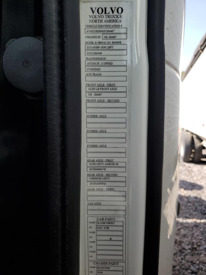 2021 Volvo Vnl Semi Truck VIN: 4V4NC9EH9MN284497 Lot: 83871995