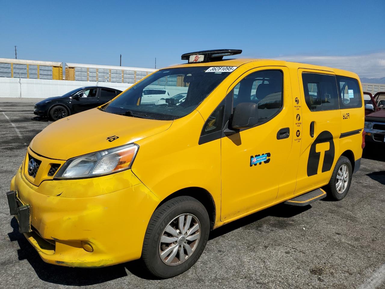 2014 Nissan Nv200 Taxi yellow van gas 3N8CM0JT9EK690040 photo #1
