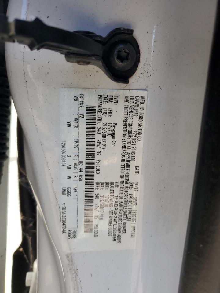 2015 Ford Focus Se VIN: 1FADP3F24FL355595 Lot: 82422065