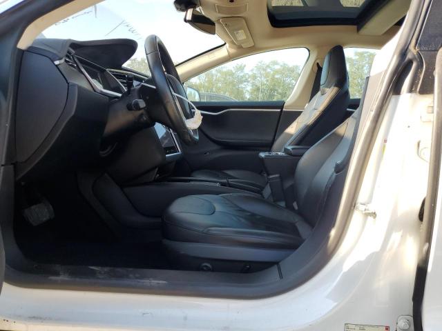 Hatchbacks TESLA MODEL S 2013 Biały
