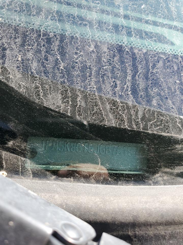 2018 Ford Explorer Sport VIN: 1FM5K8GT5JGB76187 Lot: 85917065