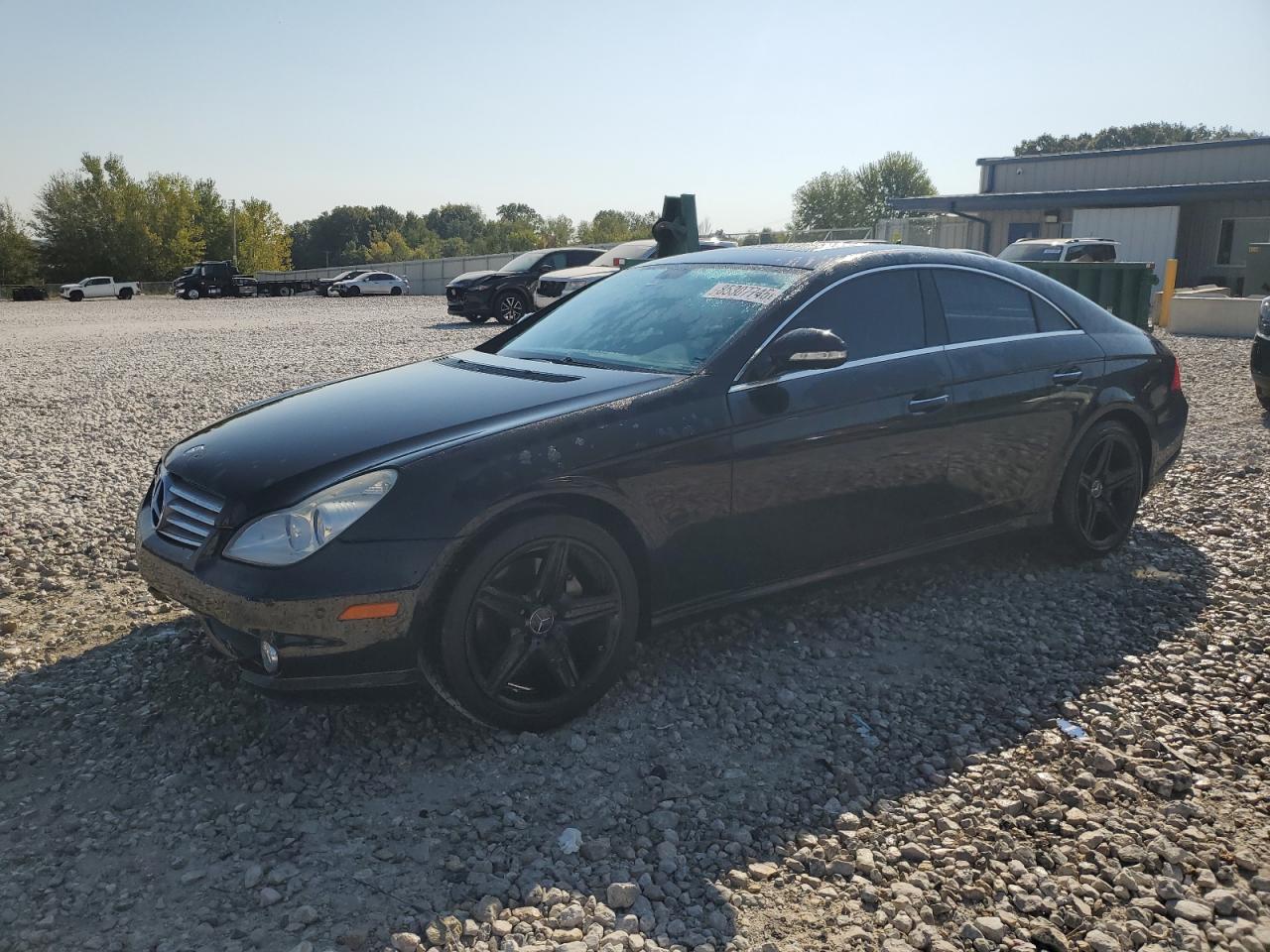 2008 MERCEDES-BENZ CLS-CLASS BLACK VIN: WDDDJ72X48A132126