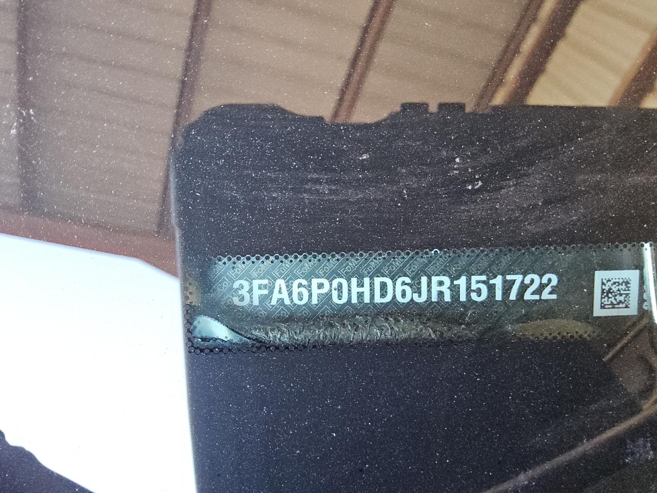 2018 Ford Fusion Se VIN: 3FA6P0HD6JR151722 Lot: 84998185