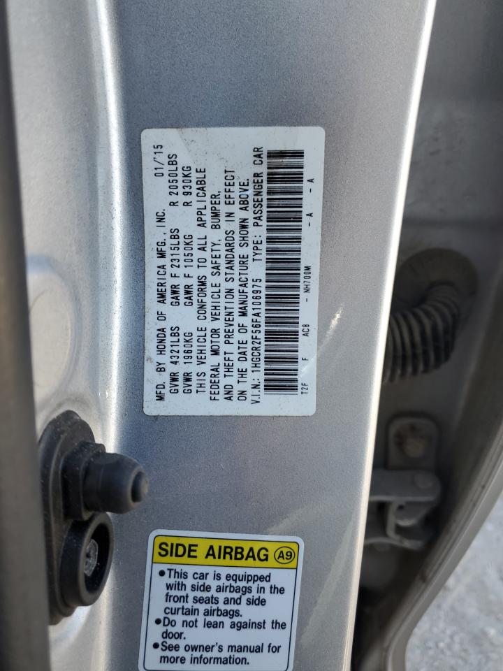 2015 Honda Accord Sport VIN: 1HGCR2F56FA106975 Lot: 82677585