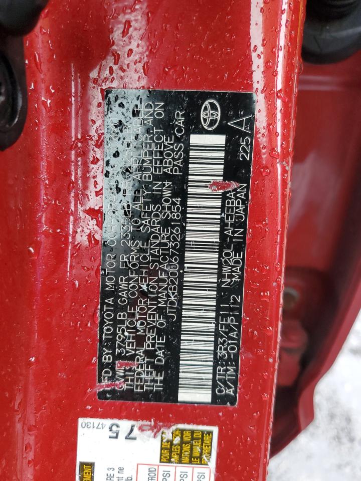 2007 Toyota Prius VIN: JTDKB20U673261854 Lot: 82453685