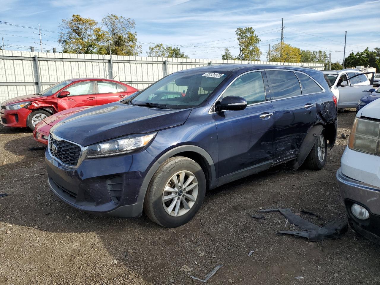 2020 Kia Sorento L VIN: 5XYPG4A37LG677152 Lot: 85120045
