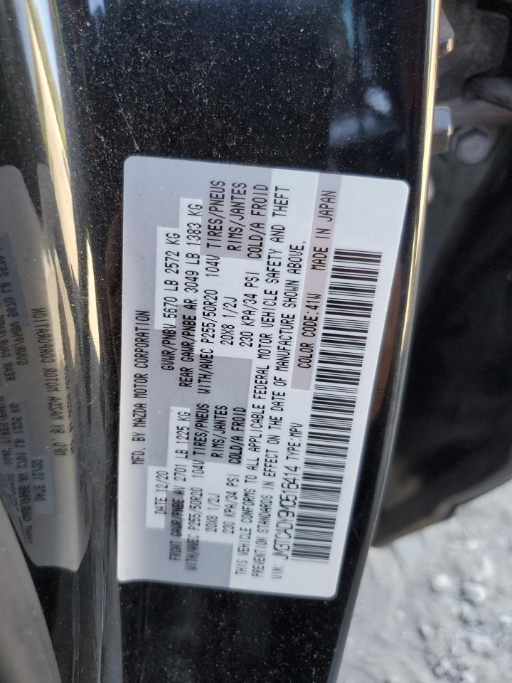 2021 Mazda Cx-9 Grand Touring VIN: JM3TCADY9M0516414 Lot: 82664955