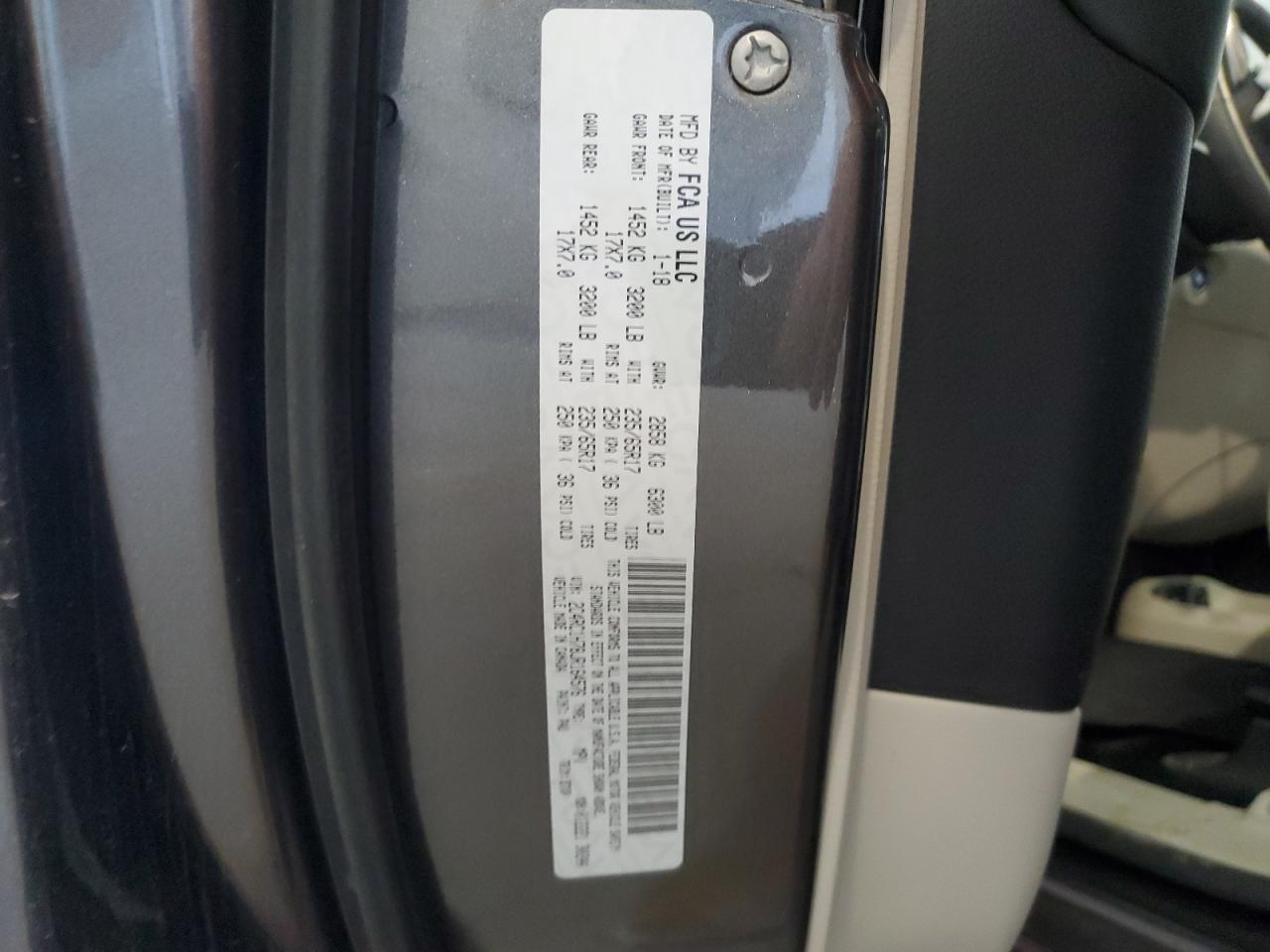 2018 Chrysler Pacifica Hybrid Touring Plus VIN: 2C4RC1H78JR164576 Lot: 90400475