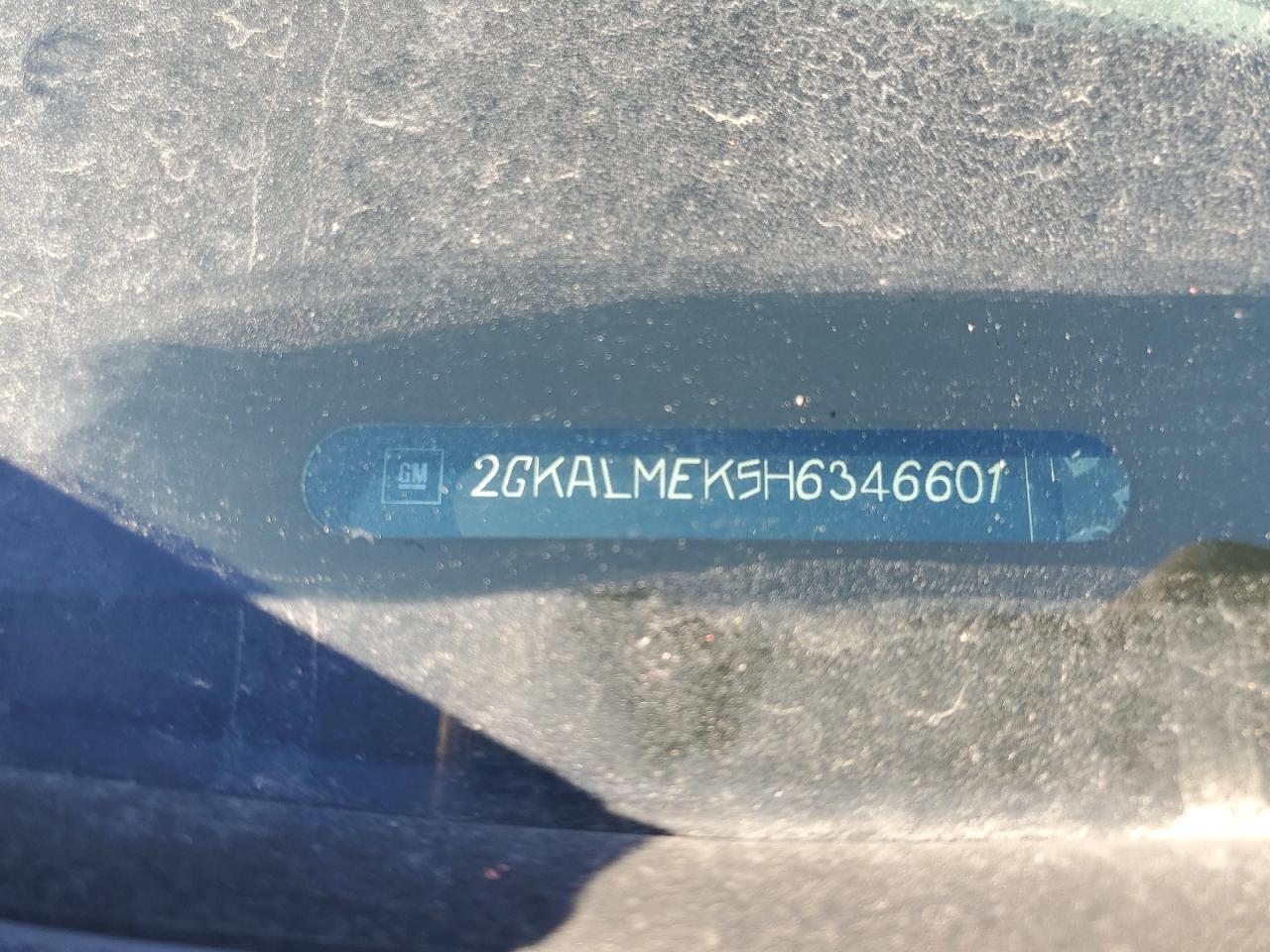 2017 GMC Terrain Sle VIN: 2GKALMEK5H6346601 Lot: 89481345