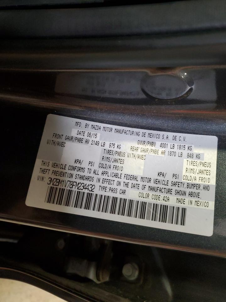2015 Mazda 3 Touring VIN: 3MZBM1V78FM234432 Lot: 90016705