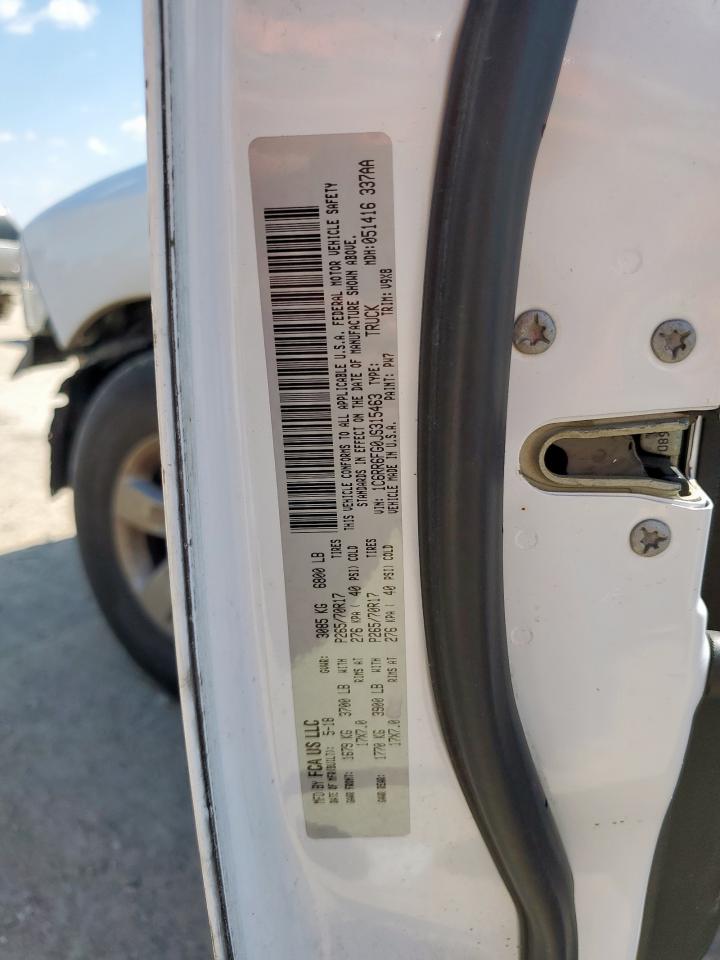 2018 Ram 1500 St VIN: 1C6RR6FG0JS315463 Lot: 84567355