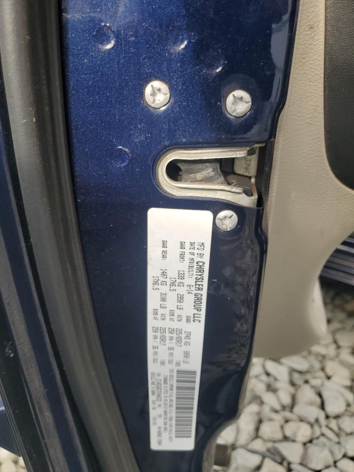 2014 Dodge Grand Caravan Se VIN: 2C4RDGBG7ER406322 Lot: 85695255