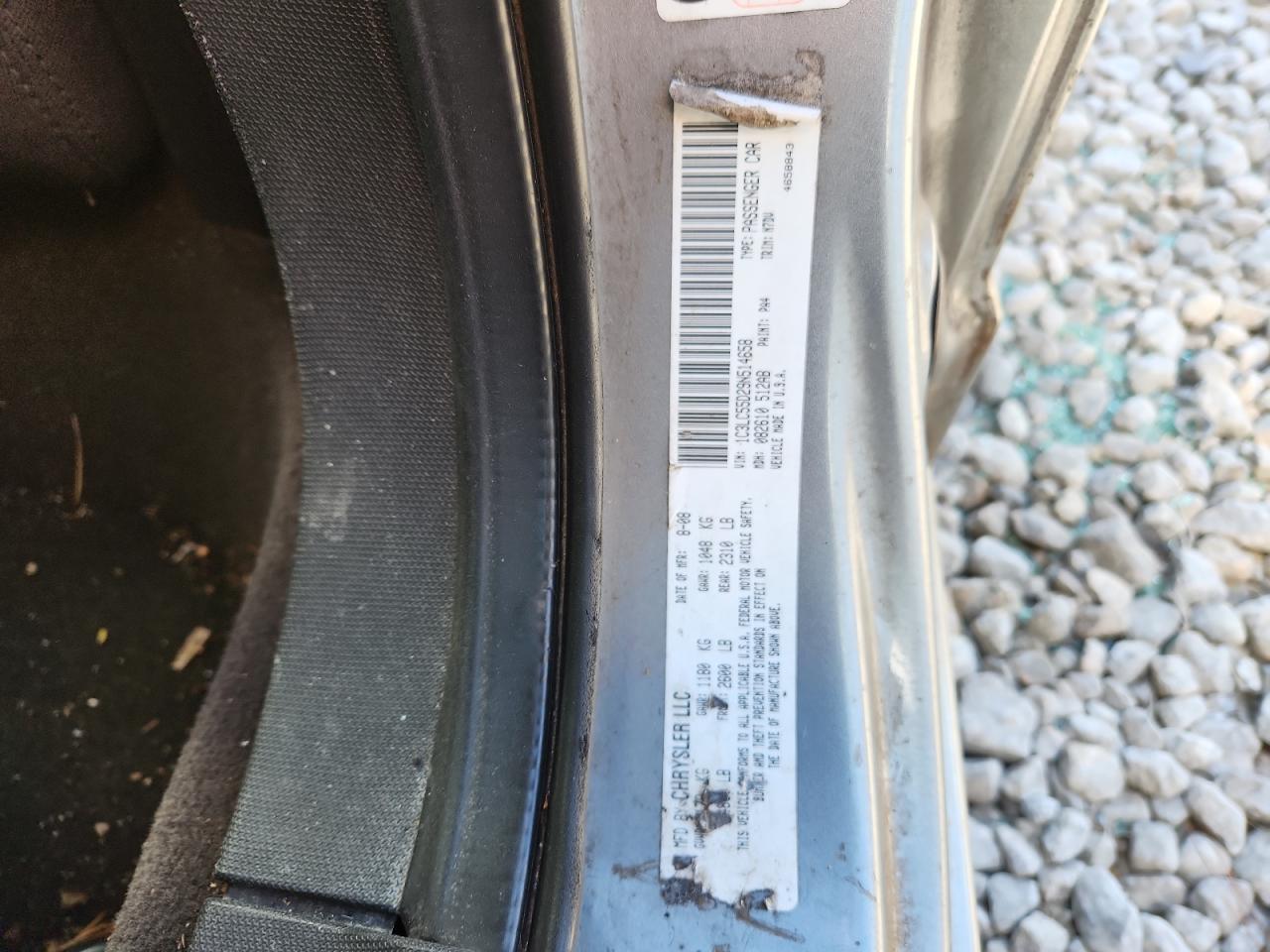 2009 Chrysler Sebring Touring VIN: 1C3LC55D29N514658 Lot: 85306105