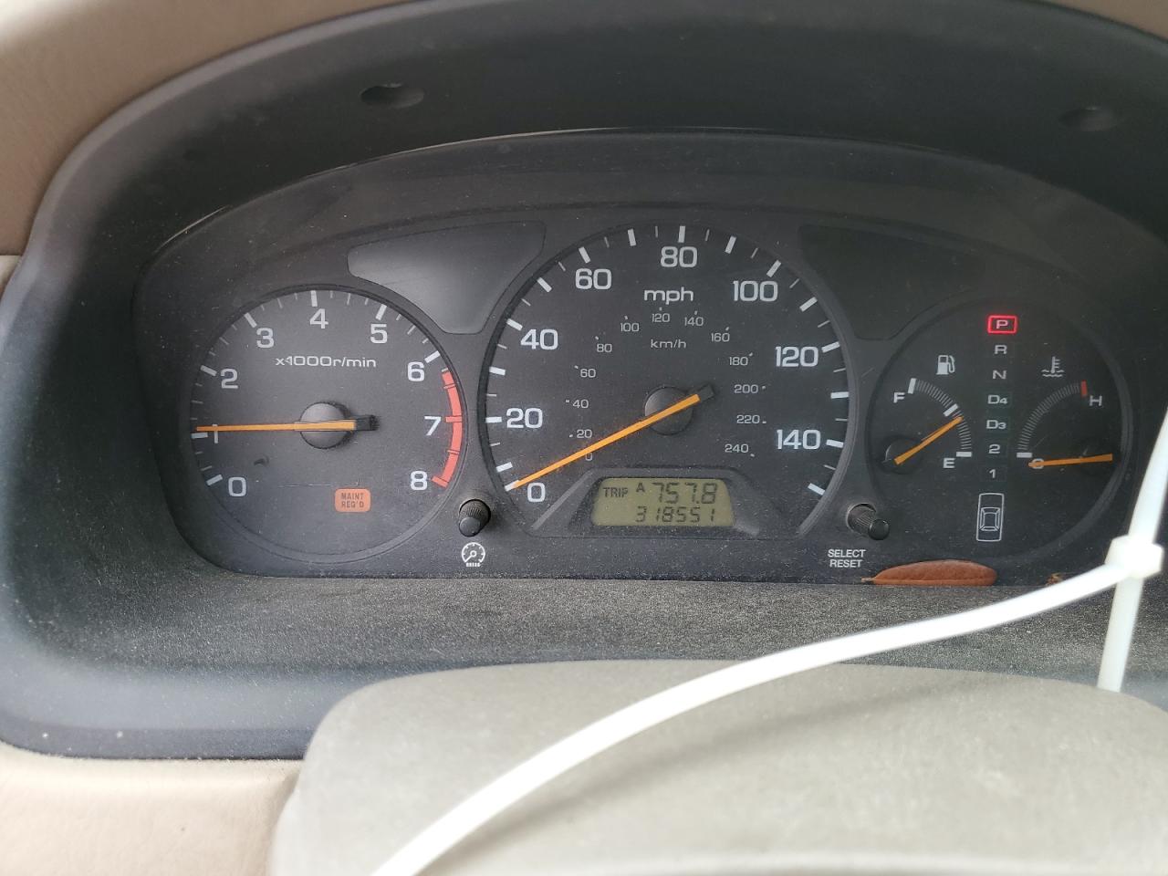 1998 Honda Accord Ex VIN: 1HGCG1651WA007741 Lot: 84753625