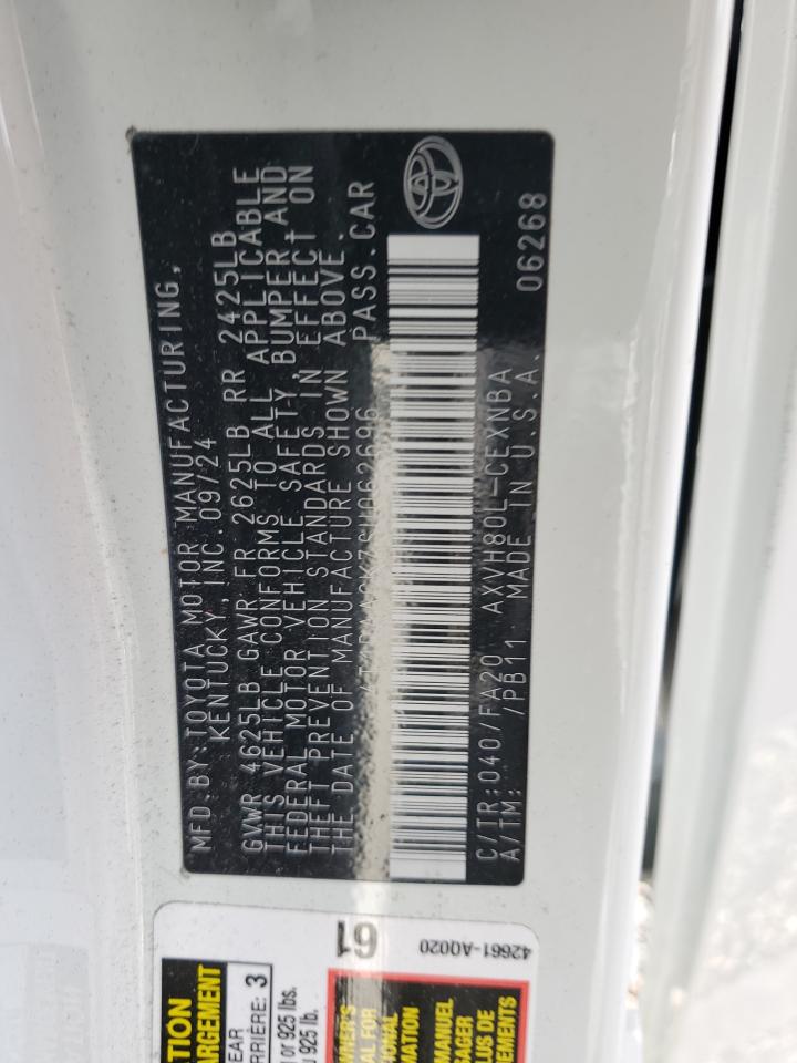 2025 Toyota Camry Xse VIN: 4T1DAACK7SU062696 Lot: 84459105