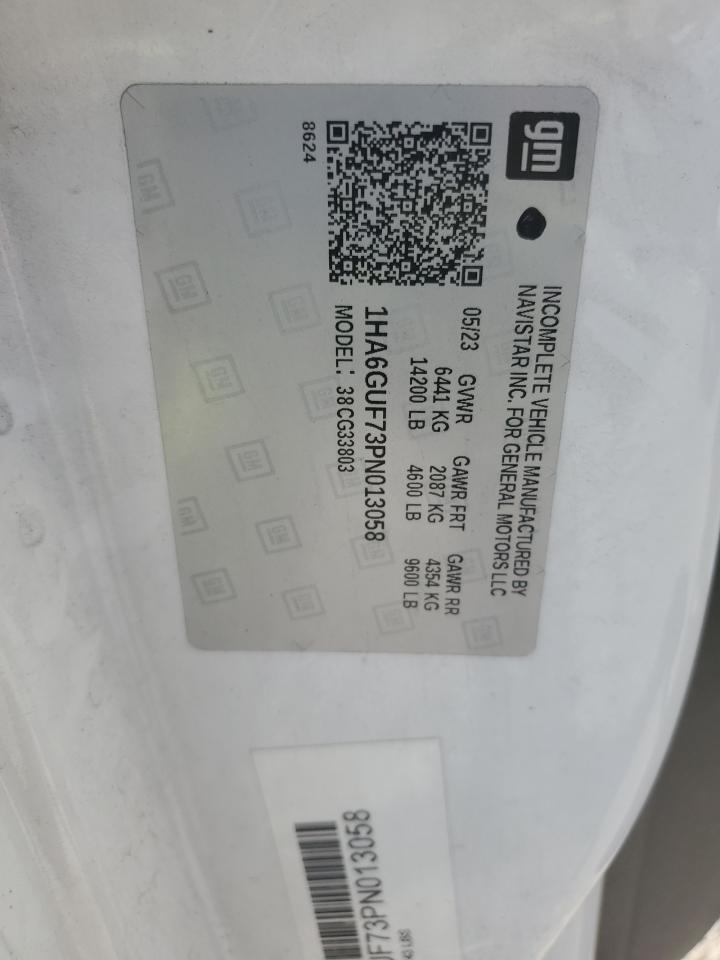 2023 Chevrolet Express G4500 VIN: 1HA6GUF73PN013058 Lot: 81780465