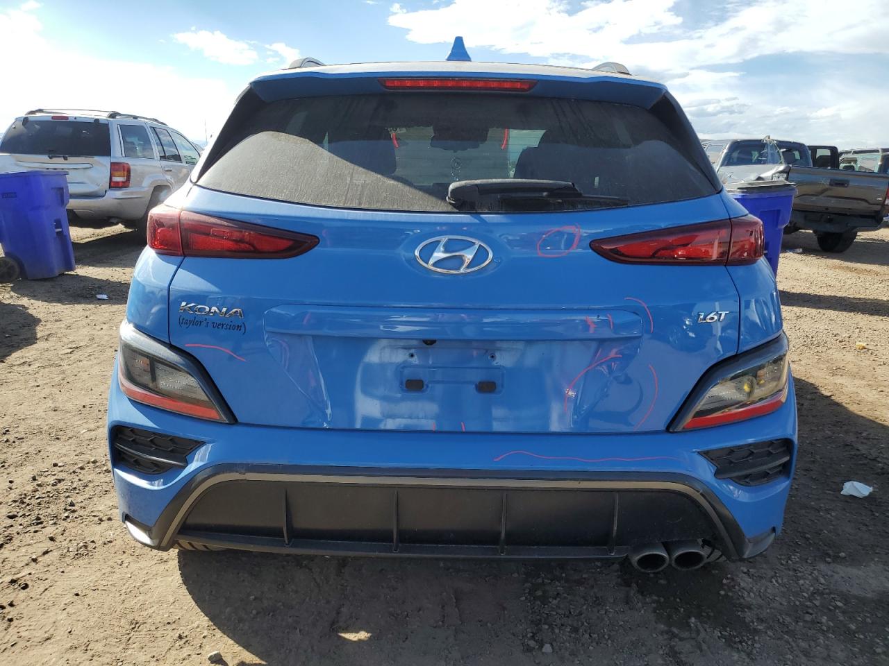 2022 Hyundai Kona N Line VIN: KM8K33A34NU802539 Lot: 85749075