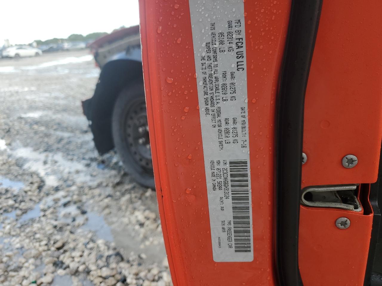 2016 Dodge Charger Sxt VIN: 2C3CDXHG6GH313124 Lot: 85140545