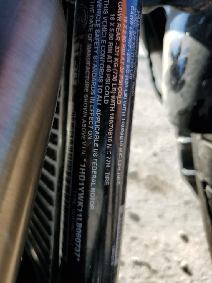 2020 Harley-Davidson Fxlrs VIN: 1HD1YWK11LB060737 Lot: 85485665