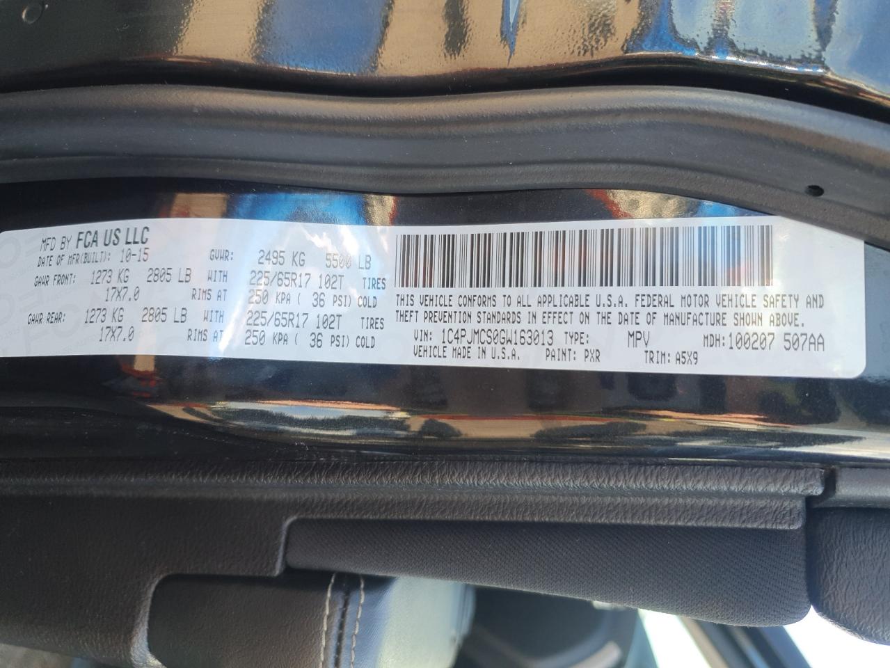 2016 Jeep Cherokee Latitude VIN: 1C4PJMCS0GW163013 Lot: 86690675