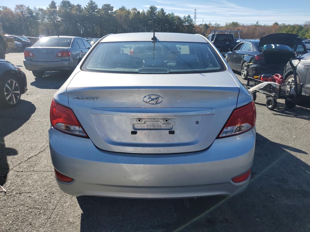 2017 Hyundai Accent Se VIN: KMHCT4AE7HU296737 Lot: 86702165