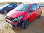 2016 TOYOTA YARIS 1.33 VVT-I ICON 5DR CVT for sale at Copart CORBY