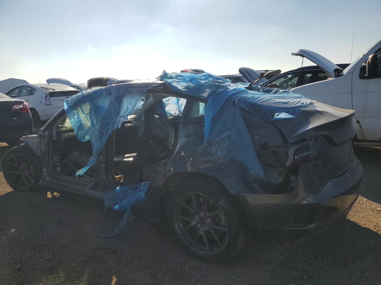 2023 Tesla Model 3 grey null electric 5YJ3E1EA6PF610969 photo #3