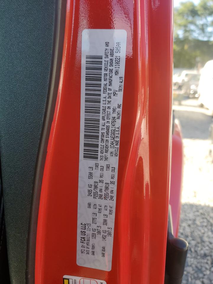 2016 Jeep Wrangler Unlimited Sahara VIN: 1C4HJWEG6GL147604 Lot: 85349255