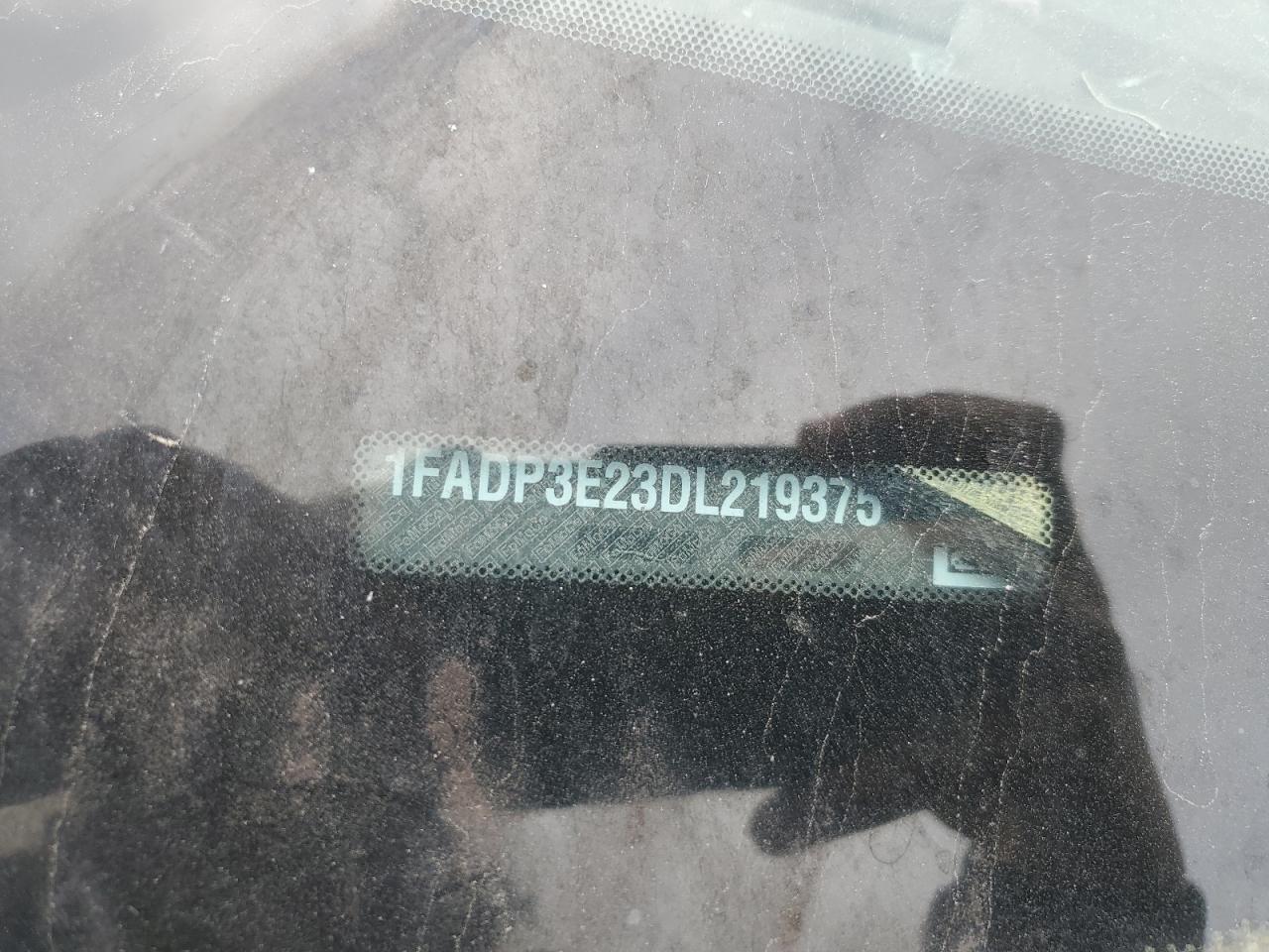 2013 Ford Focus S VIN: 1FADP3E23DL219375 Lot: 82422485