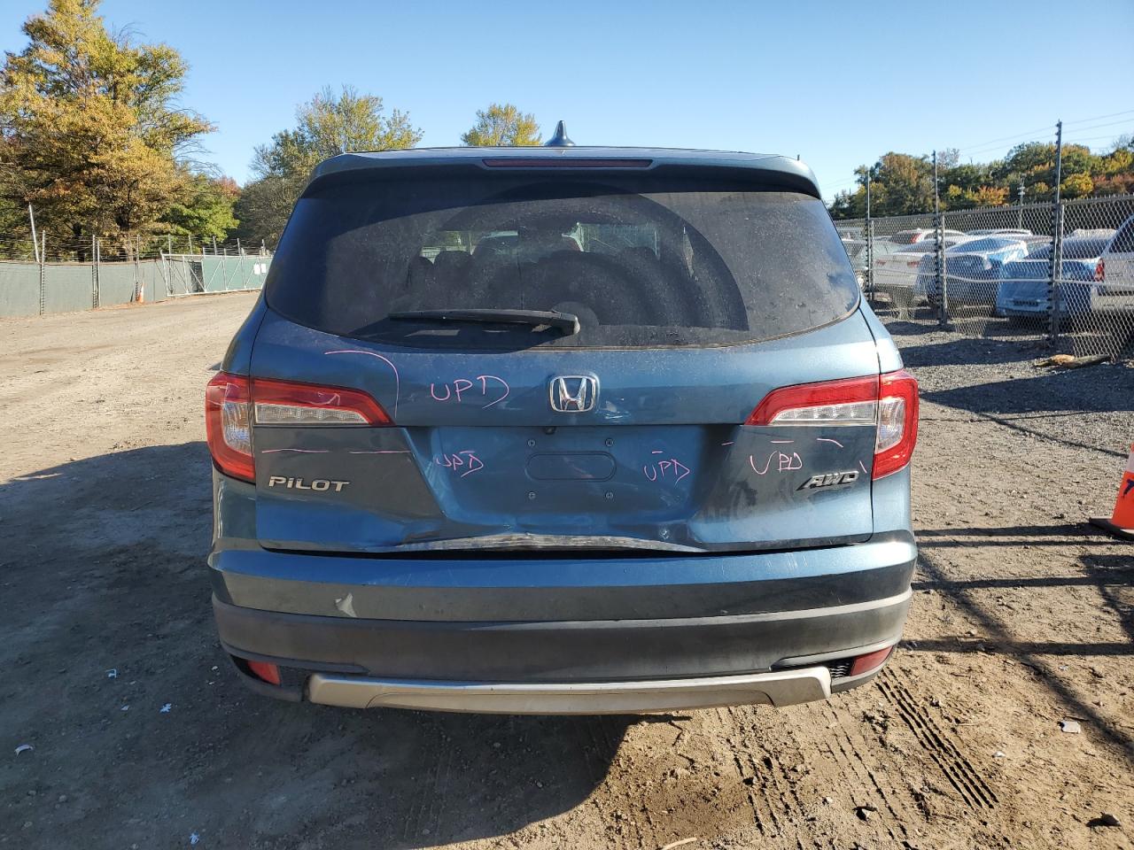 2019 Honda Pilot Exl VIN: 5FNYF6H47KB001078 Lot: 82358405