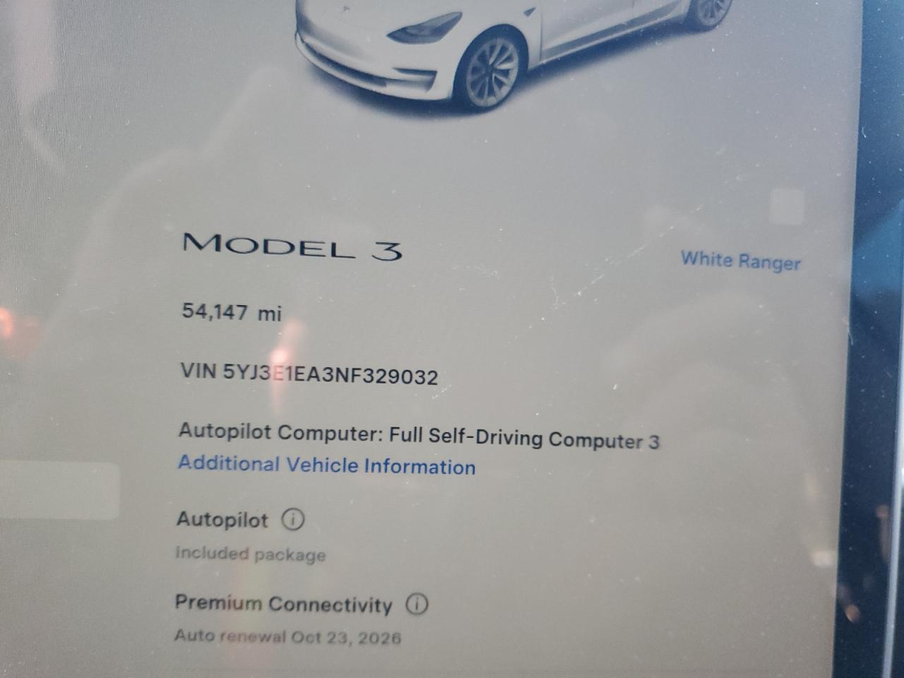 2022 Tesla Model 3 VIN: 5YJ3E1EA3NF329032 Lot: 90727345