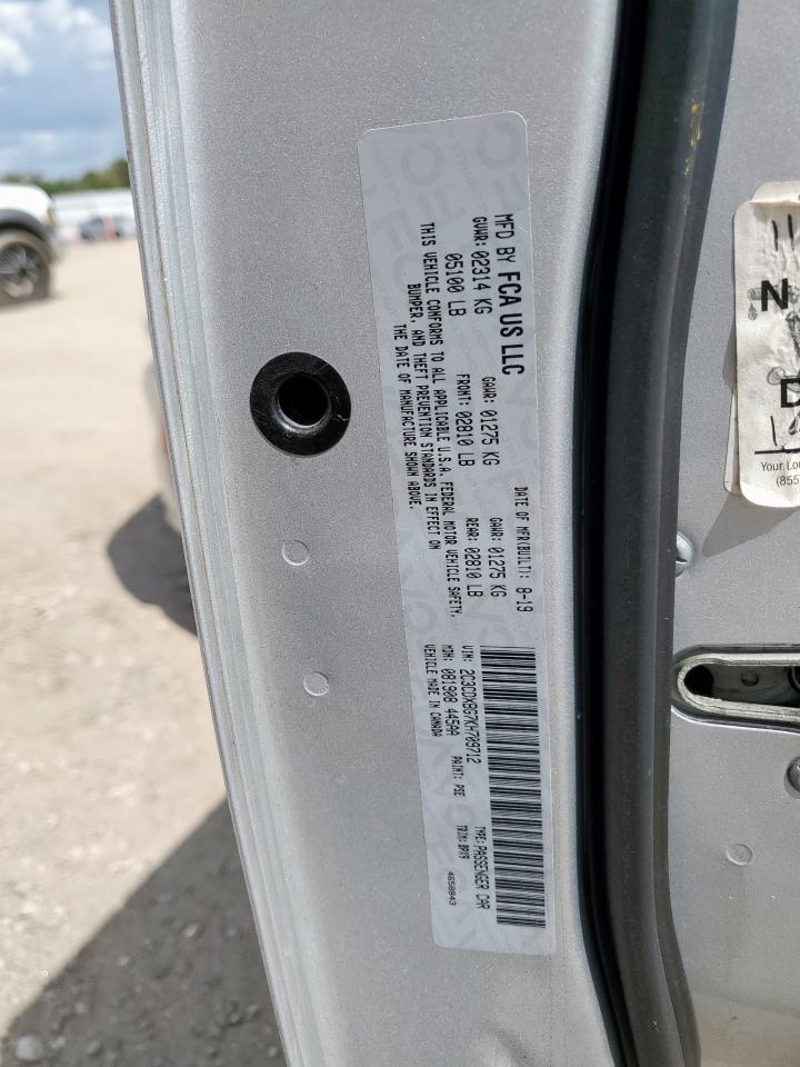 2019 Dodge Charger Sxt VIN: 2C3CDXBG7KH709712 Lot: 85138525