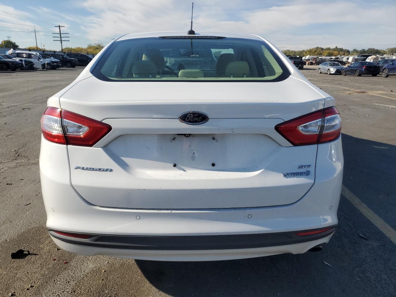 2015 Ford Fusion Se Hybrid VIN: 3FA6P0LU4FR196382 Lot: 86660965