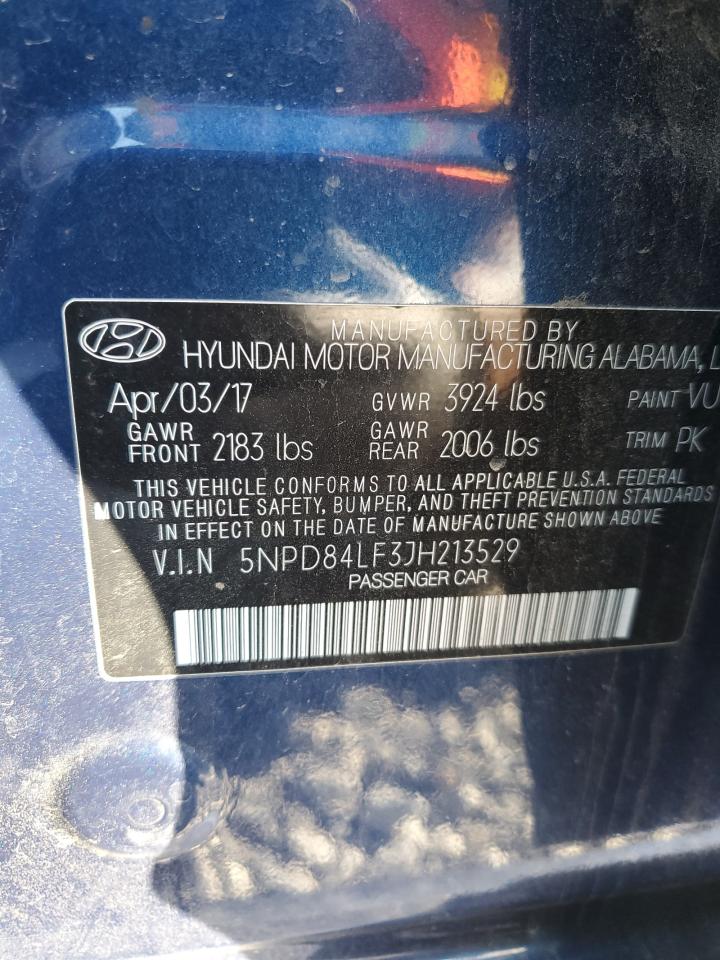 2018 Hyundai Elantra Sel VIN: 5NPD84LF3JH213529 Lot: 82403355