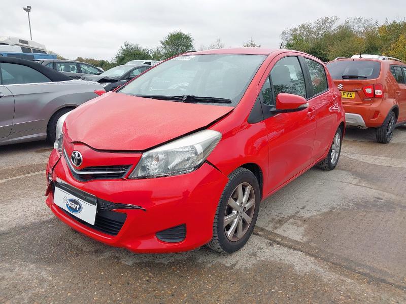 2012 TOYOTA YARIS 1.33 VVT-I TR 5DR for sale at Copart SANDWICH