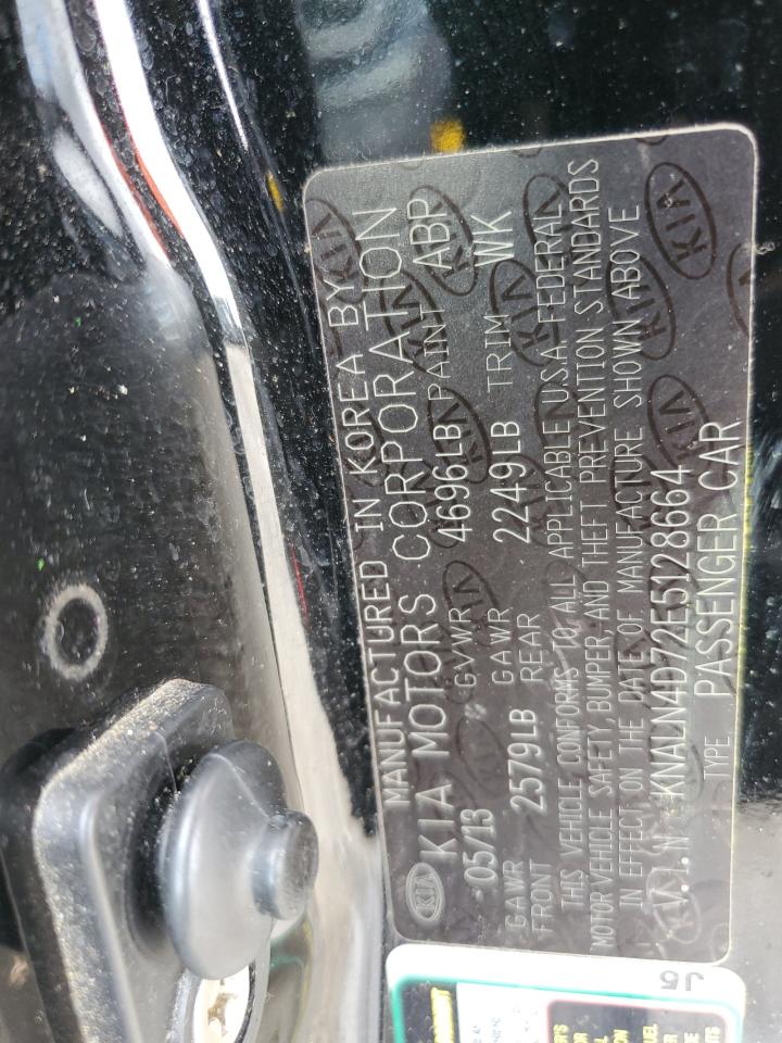 2014 Kia Cadenza Premium VIN: KNALN4D72E5128664 Lot: 85674635