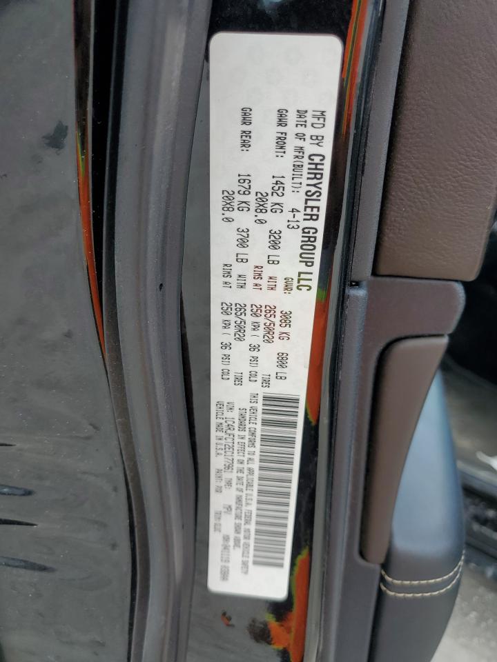 2014 Jeep Grand Cherokee Overland VIN: 1C4RJFCT2EC177961 Lot: 85732645