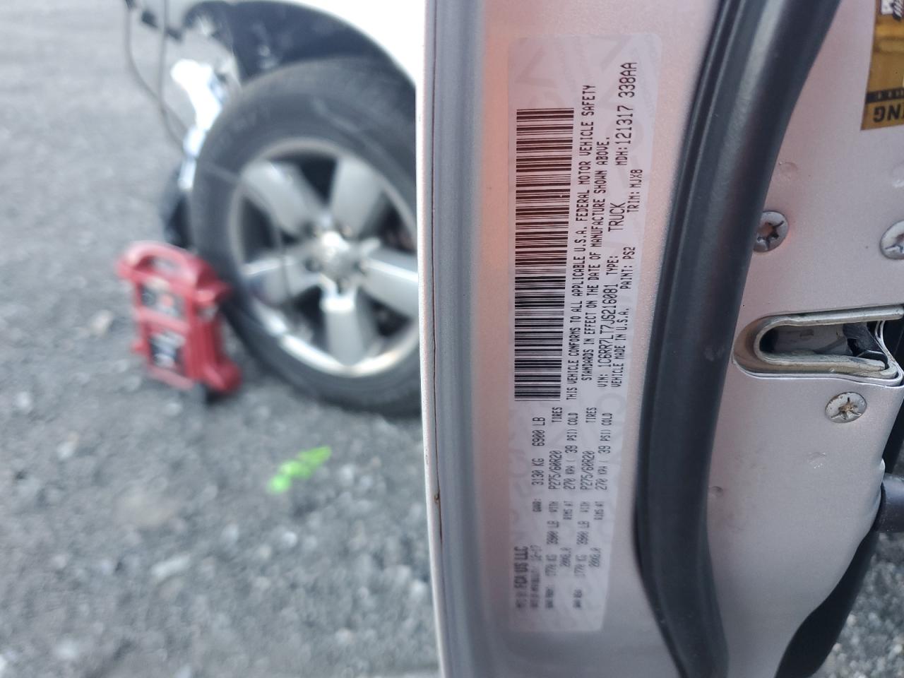 2018 Ram 1500 VIN: 1C6RR7LT7JS216081 Lot: 85733145